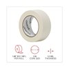 Universal General-Purpose Masking Tape, 3" Core, 48 mm x 54.8 m, Beige, PK2 UNV51302